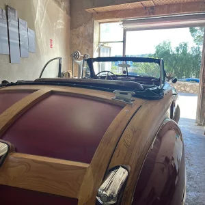 Restauration véhicule de collection - capote cabriolet